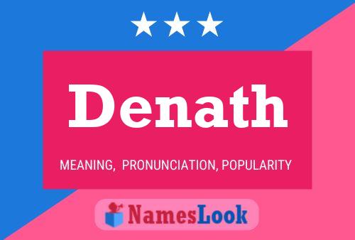 Denath Name Poster