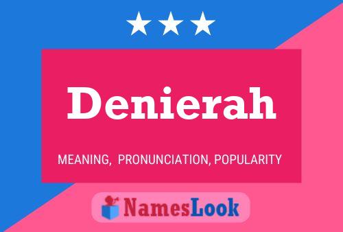 Denierah Name Poster