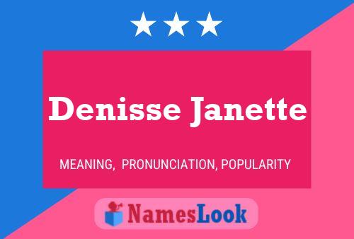 Denisse Janette Name Poster