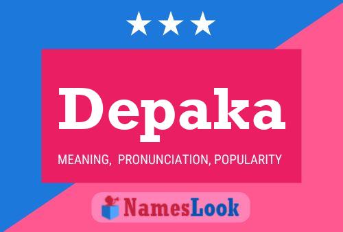 Depaka Name Poster