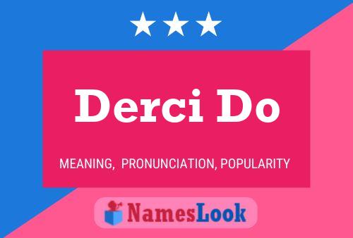 Derci Do Name Poster