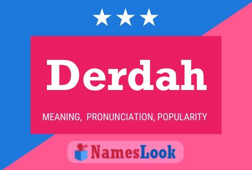 Derdah Name Poster