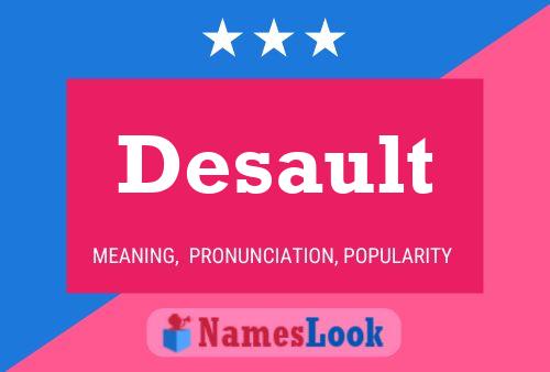 Desault Name Poster