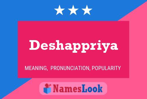 Deshappriya Name Poster