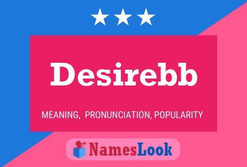 Desirebb Name Poster