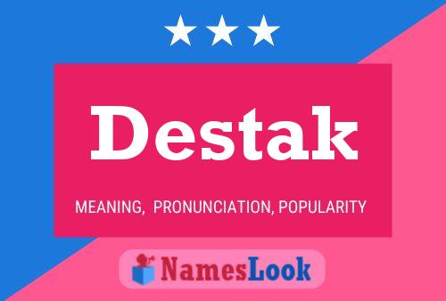 Destak Name Poster