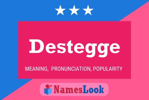 Destegge Name Poster