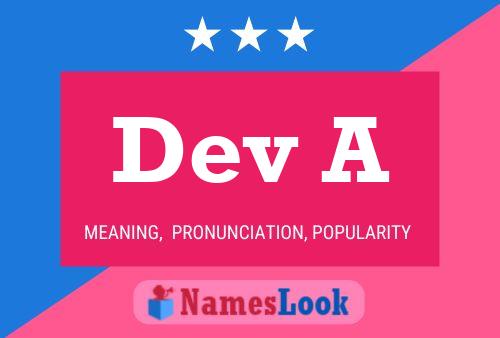 Dev A Name Poster