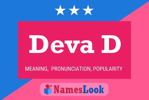 Deva D Name Poster