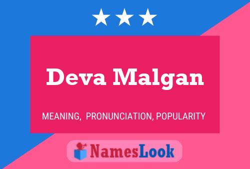 Deva Malgan Name Poster