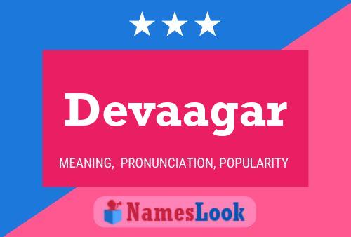 Devaagar Name Poster