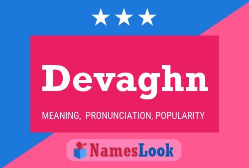 Devaghn Name Poster