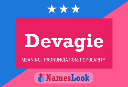 Devagie Name Poster