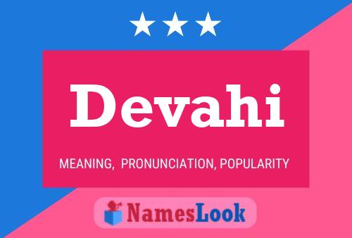 Devahi Name Poster