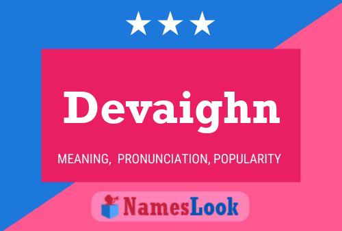 Devaighn Name Poster