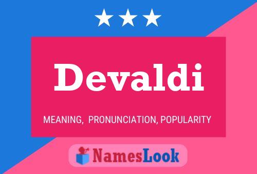 Devaldi Name Poster