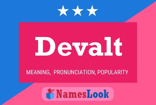 Devalt Name Poster