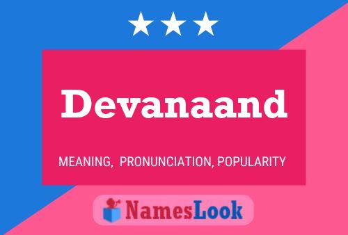 Devanaand Name Poster