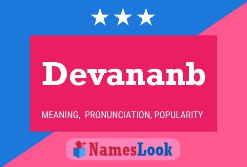 Devananb Name Poster