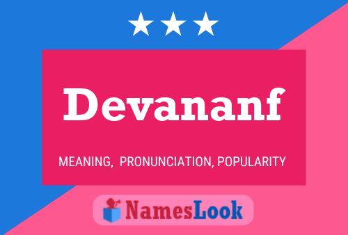 Devananf Name Poster