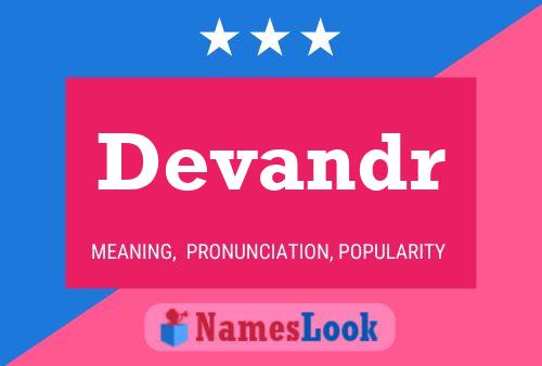 Devandr Name Poster