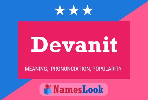 Devanit Name Poster