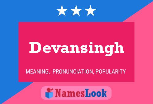 Devansingh Name Poster