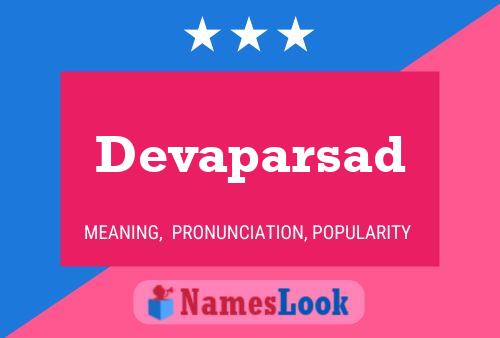 Devaparsad Name Poster