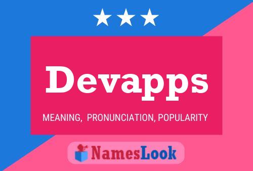 Devapps Name Poster