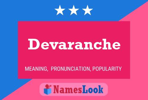 Devaranche Name Poster