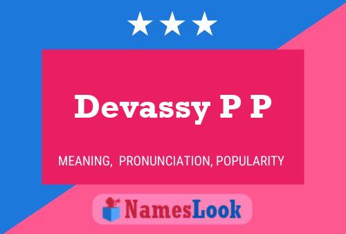 Devassy P P Name Poster