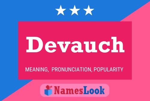 Devauch Name Poster