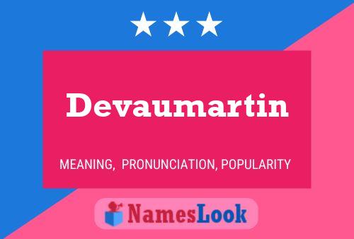 Devaumartin Name Poster