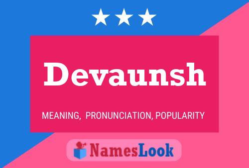 Devaunsh Name Poster