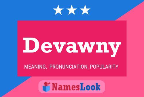 Devawny Name Poster