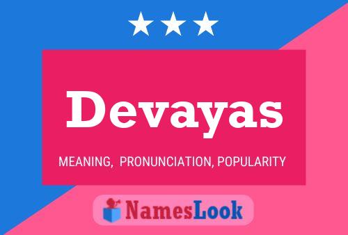 Devayas Name Poster