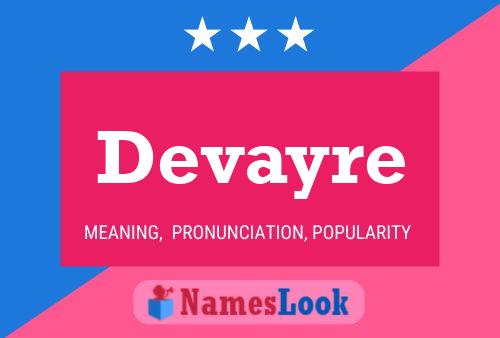 Devayre Name Poster