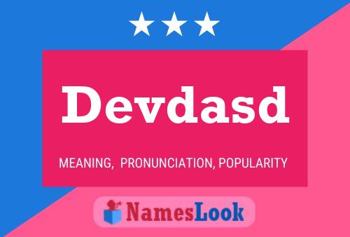 Devdasd Name Poster