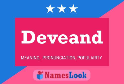 Deveand Name Poster