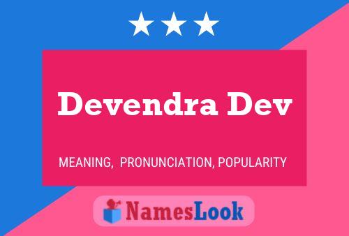 Devendra Dev Name Poster