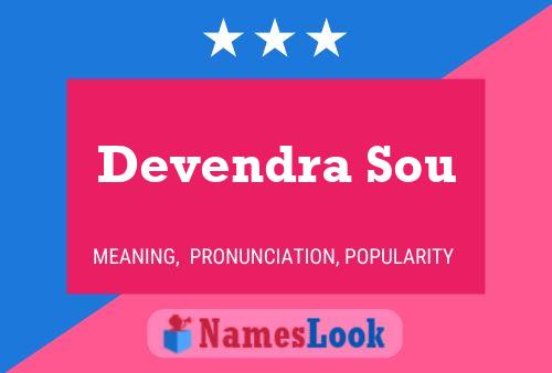 Devendra Sou Name Poster