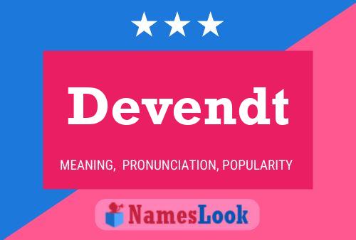 Devendt Name Poster