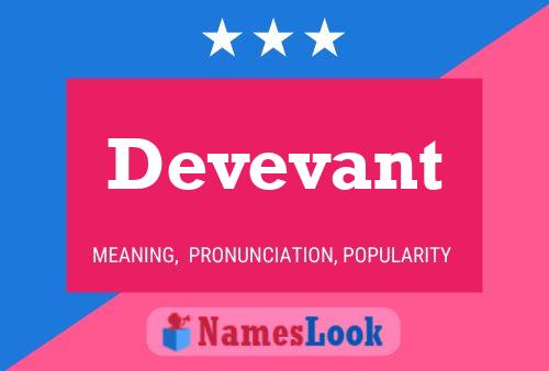 Devevant Name Poster