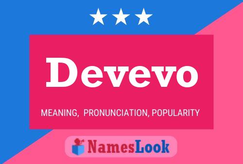 Devevo Name Poster