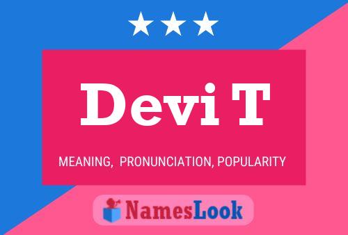 Devi T Name Poster