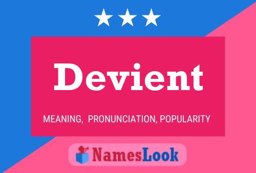 Devient Name Poster