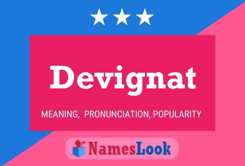 Devignat Name Poster