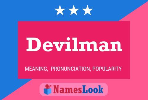 Devilman Name Poster