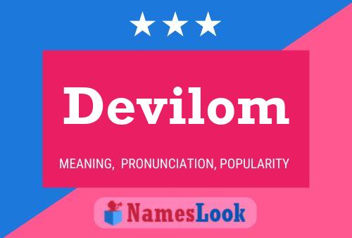 Devilom Name Poster