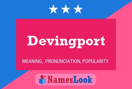 Devingport Name Poster